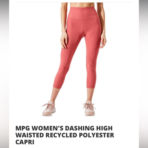 MPG Women’s Dashing High Waisted Recycled Capri (Size: S) - Picture 1 of 8